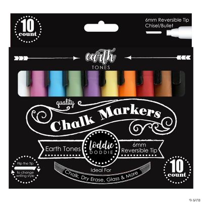 Loddie Doddie 10ct Liquid Chalk Markers Earth Tones