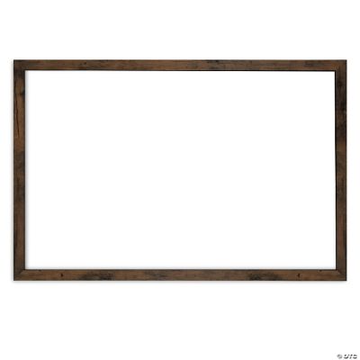 Rustic Framed Magnetic Dry Erase Board 36 x 24