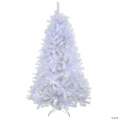 Costway 8ft Pre-lit Hinged Christmas Tree with Remote Control & 9 Lighting  Modes 