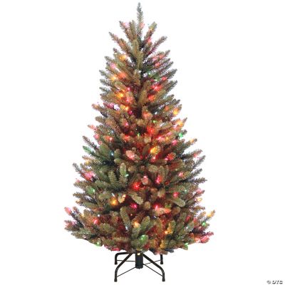 National Tree Company 4.5 ft. Natural Fraser Slim Fir Tree with Multicolor Lights