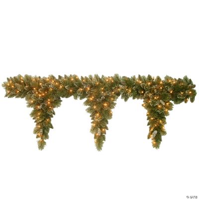 National Tree Company 6 ft. Glittery Bristle® Teardrop Garland with