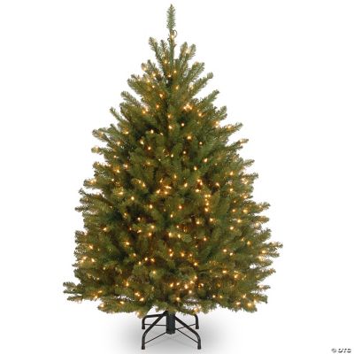 National Tree Company 4 ft. Dunhill® Fir Tree with Clear Lights ...