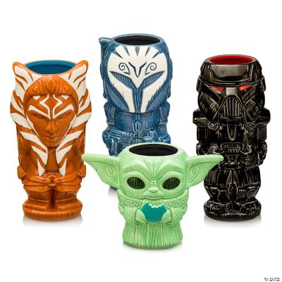 Geeki Tikis Star Wars The Mandalorian 4-Piece Ceramic Mug Set 