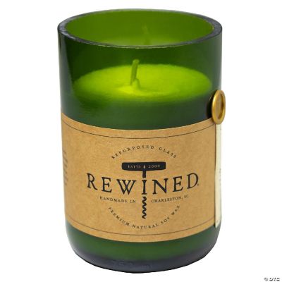 Rewined Company Recycled Glass Wine Bottle Mimosa Soy Candle