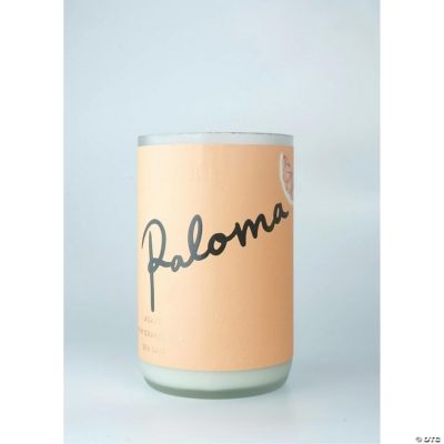 Rewined Company Natural Soy Candle Wine Bottle, Paloma Scent, 10 Ounce