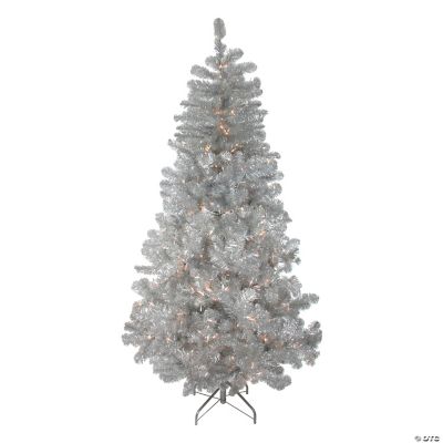 Northlight 7.5' Pre-Lit Full Layered Pine Artificial Christmas Tree - Multicolor LED Lights