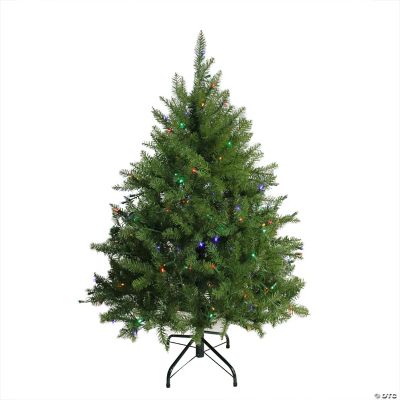 Northlight 4' Pre-Lit Full Northern Pine Artificial Christmas Tree