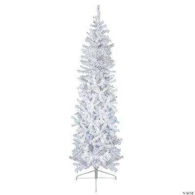 Northlight 6.5' PreLit Woodbury White Pine Pencil Artificial Christmas