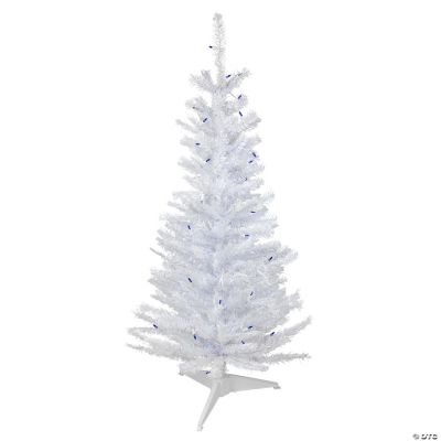 Northlight 4' PreLit Woodbury White Pine Slim Artificial Christmas