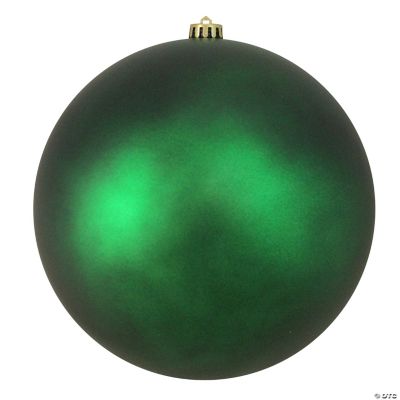 Northlight Matte Xmas Green Shatterproof Christmas Ball Ornament 10