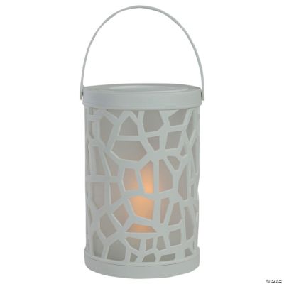 Northlight 6.5Inch White Decorative Battery Operated Faux Flame LED