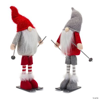Melrose International Gnome on Sled Figurine (Set of 2) main image 1