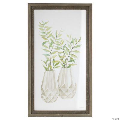 Melrose International Framed Foliage Print (Set Of 2) 23.5In