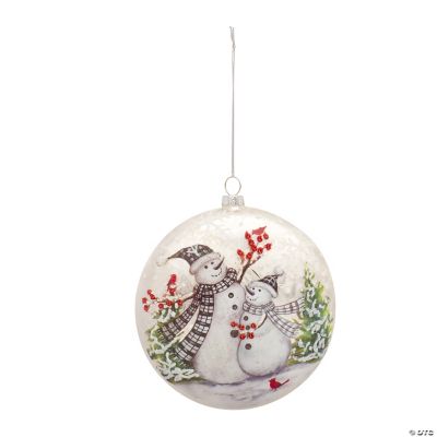 Melrose International Metal Merry Christmas Snowflake Disc Ornament (Set of 6) main image 0
