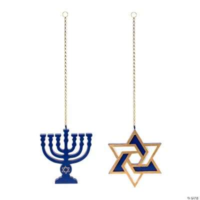Melrose International Hanukkah Ornament (Set Of 12) 4.5In Oriental