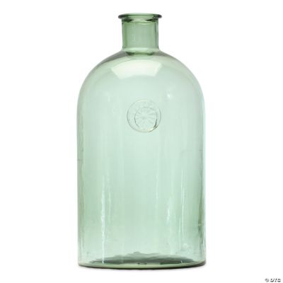 Melrose International Storeware Vase with Floral Accent (Set of 2) main image 1
