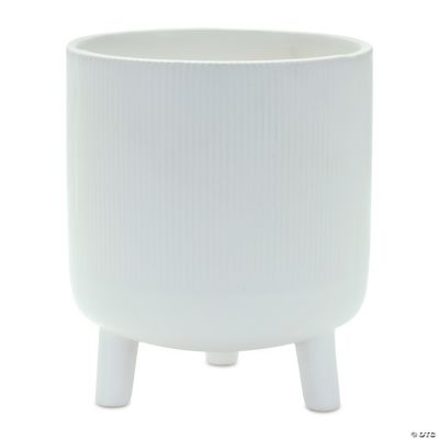 Melrose International Blush Patterned Stacking Pot (Set of 3)