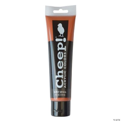 Cheep! Acrylic Paint Burnt Sienna 4 oz. (6 Pack)