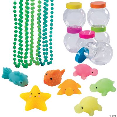 24-Pack: Kids Mochi Squishy Toy with Storage