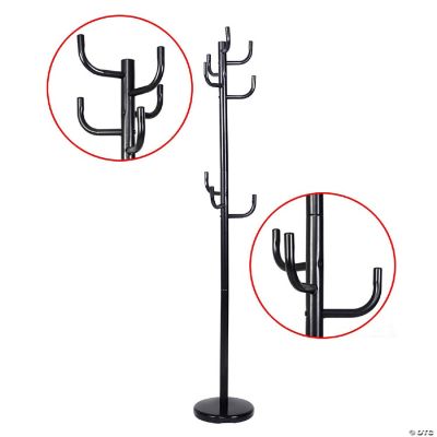 Costway Metal Coat Rack Hat Stand Tree Hanger Hall Umbrella Holder