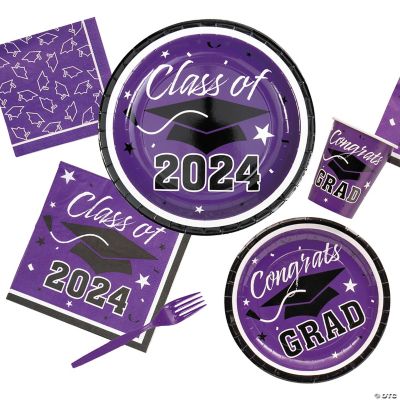  Treasures Gifted Purple 2024 Graduation Decorations