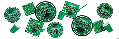 Congrats Grad Green Party Supplies