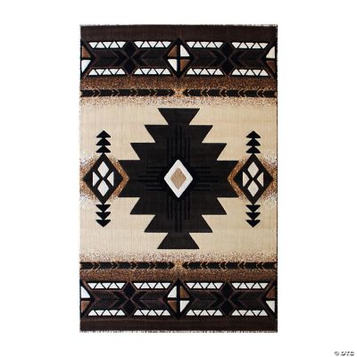 Emma + Oliver Tucson Olefin Accent Rug - Distressed Southwestern