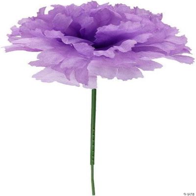 1950's Soda Shop Party Decor Kit - 116 Pcs Artificial Carnations, Cherries & Paper Straws For DIY Rock & Roll Theme