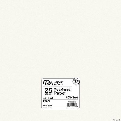 12x12 White Paper & Card