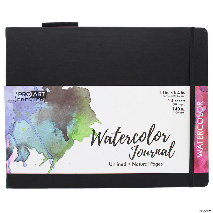 Pro Art Premier Watercolor Journal 8.5x 11 Natural 140lb Cold Press 24sht