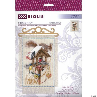 RIOLIS Kreuzstich-Set 'Altes Foto. Warten' – Komplettset Für Entspanntes Sticken, 26x38 Cm