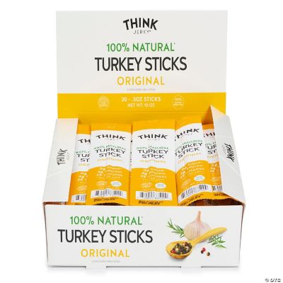 Think Jerky 100 percent Natural Turkey Sticks 20 x 0.5 oz