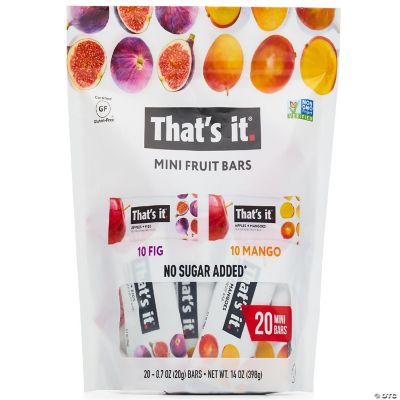 That's It Mini Fruit Bars Variety Pack 20 x 0.7 oz Oriental Trading