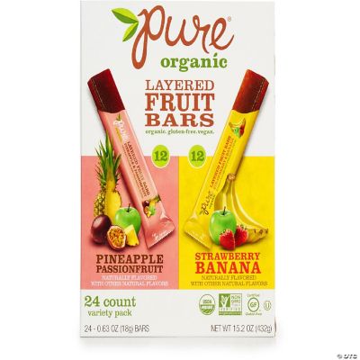 Pure Organic Layered Fruit Bar 24 Ct