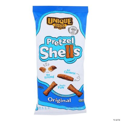 Unique Pretzels, Pretzel Shells, Original 10 oz, Pack of 12 Oriental Trading