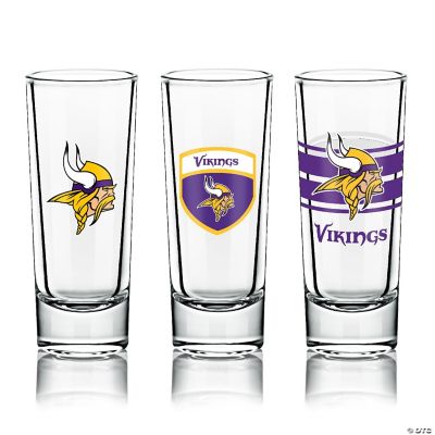 NFL Shot Glasses 6 Pack Set Minnesota Vikings Oriental Trading