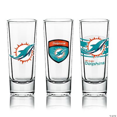 Miami Dolphins 3 Pack Shot Glass FOCO