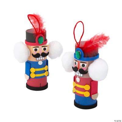 Nutcracker Christmas Ornament Craft Tube Craft Kit Makes 12