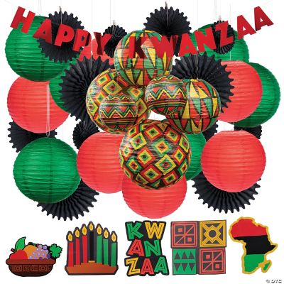 Kwanzaa Deluxe Decorating Kit 36 Pc.