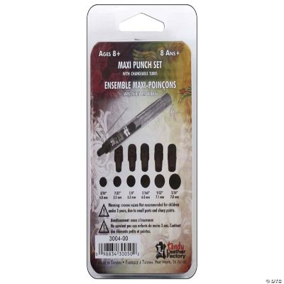 Tandy Leather Maxi Leather Punch Set 6 pc.