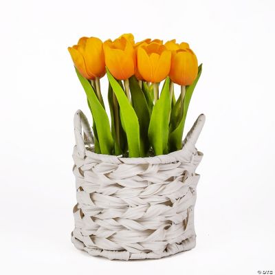 orange tulips bouquet