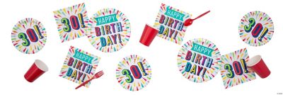 30th Birthday Party Supplies