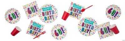 60th Birthday Party Supplies