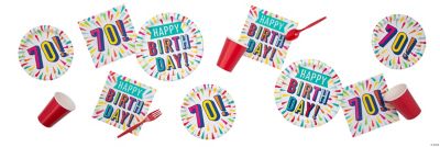 70th Birthday Party Supplies