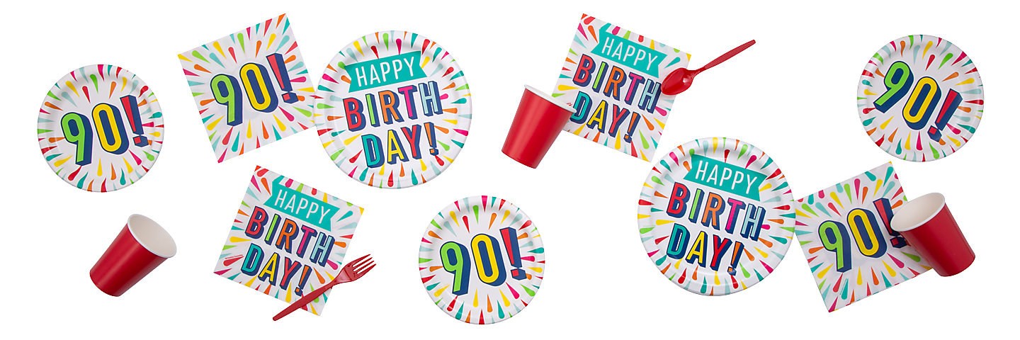 90th Birthday Party Supplies