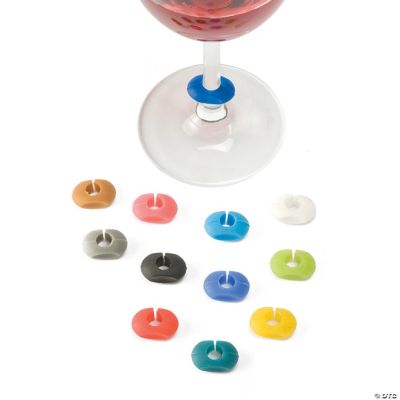 True Wine O Silicone Wine Charms Oriental Trading