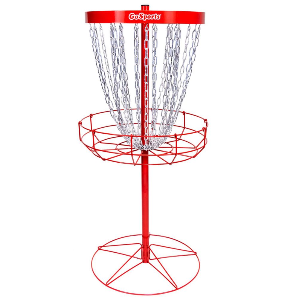 Gosports regulation disc golf basket - 24 chain portable disc golf target From MindWare