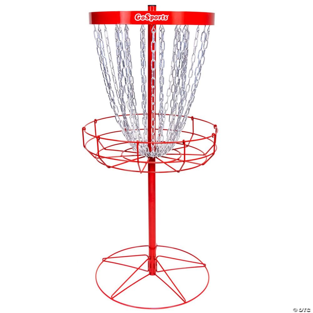 Gosports regulation disc golf basket - 24 chain portable disc golf target From MindWare