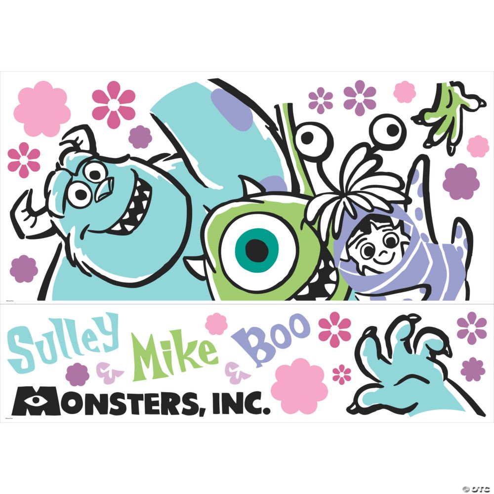Monsters inc. peel and stick giant wall decals From MindWare