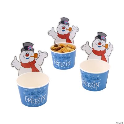 Frosty the Snowman™- Shaped Disposable Paper Snack Cups - 12 Pc ...